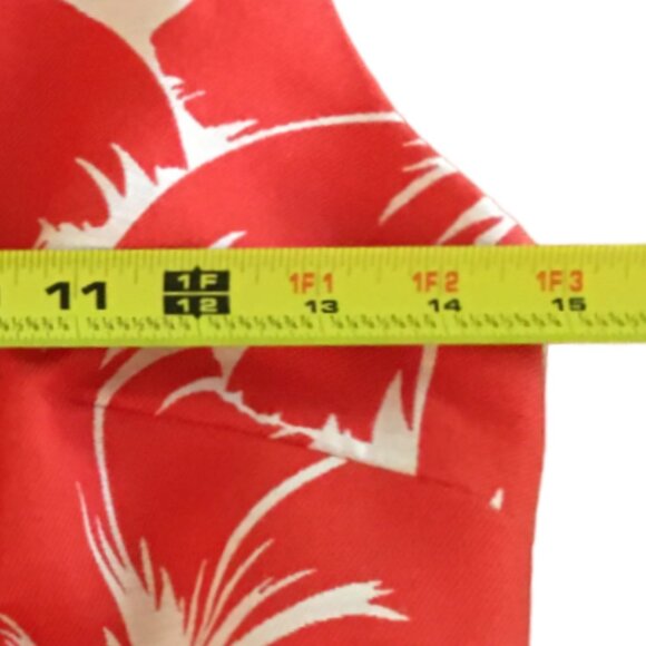 NEW Trina Turk Dress Pompoms Floral Coral Red White Lined Women’s 2 Pleasant NWT - Picture 10 of 16